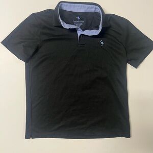 Tailorbyrd Black Polo with Blue Accents